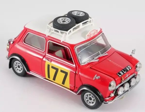Franklin Mint Mini Cooper Rallye Monte Carlo 1967 Metallmodell (5091)